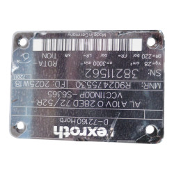 HYDRAULIC PUMP BOSCH REXROTH R902475530 ALA 36074774 51.06650-7012